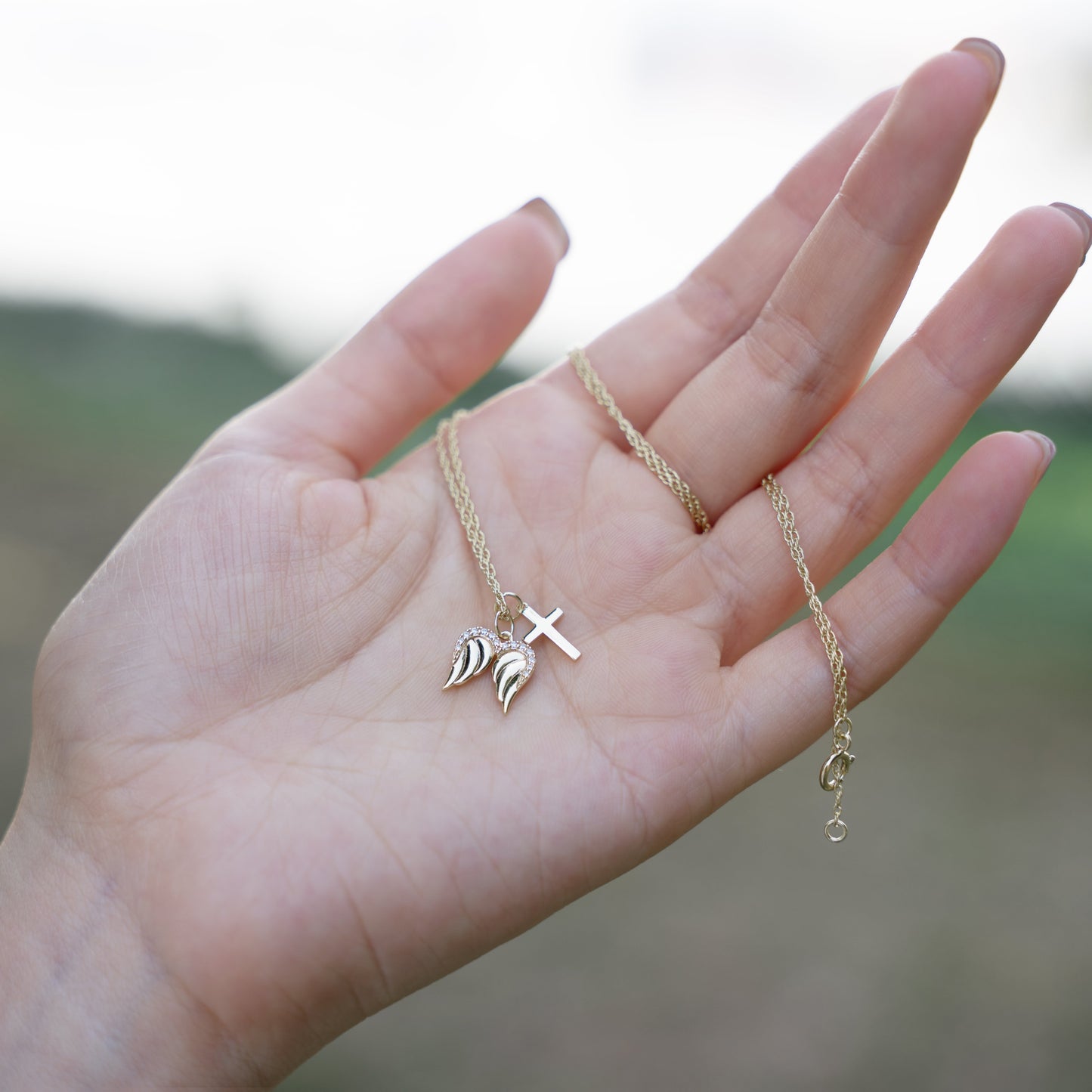 Wings and a Prayer Necklace