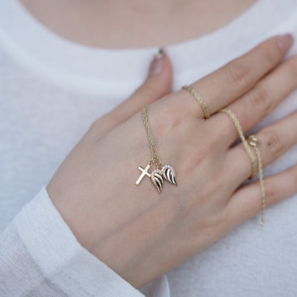 Wings and a Prayer Necklace