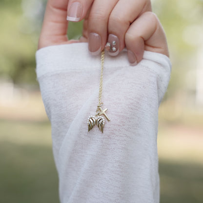 Wings and a Prayer Necklace