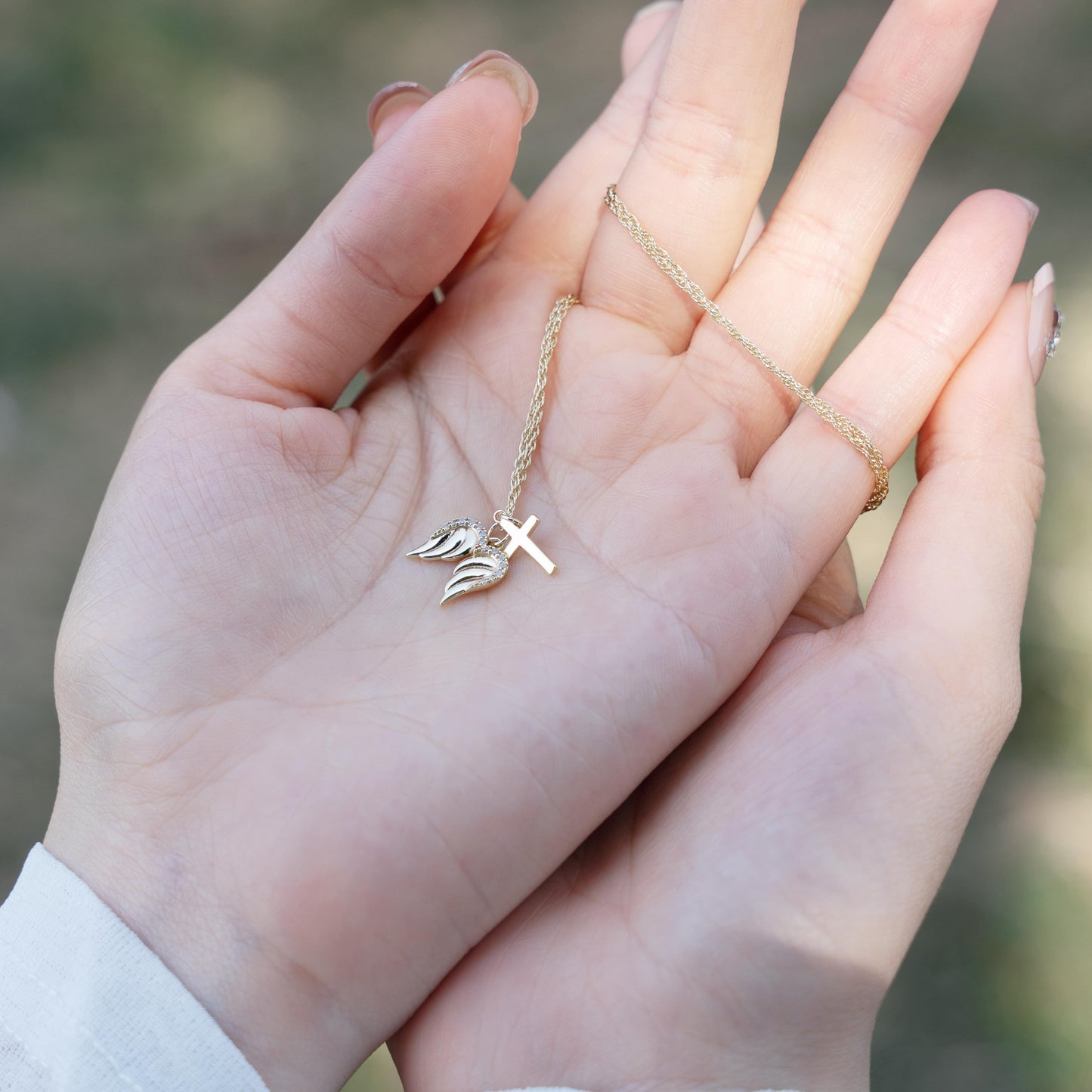 Wings and a Prayer Necklace