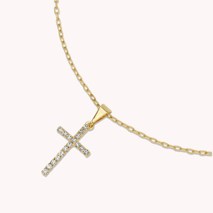 Candace Dainty Cross Pendant Necklace