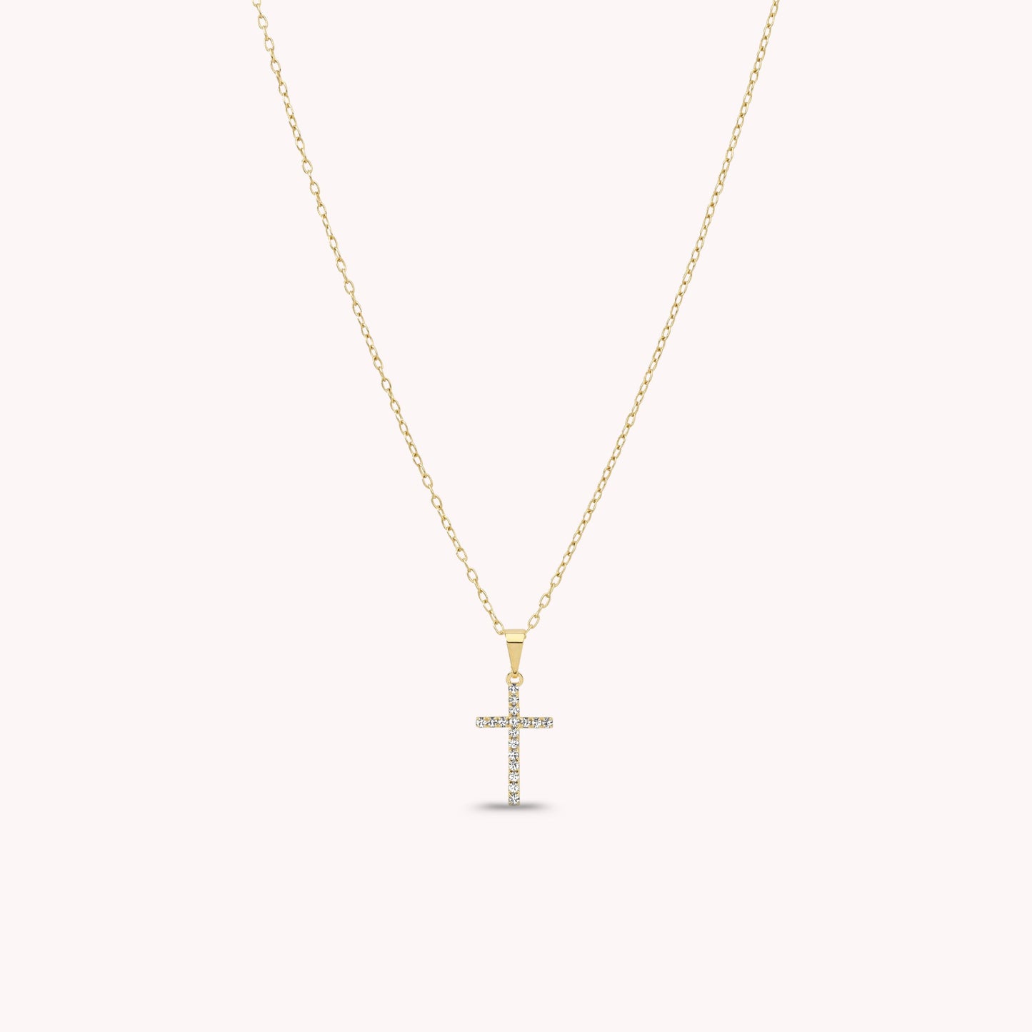 Candace Dainty Cross Pendant Necklace