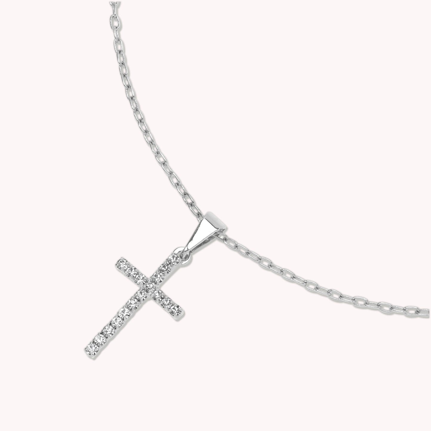 Candace Dainty Cross Pendant Necklace