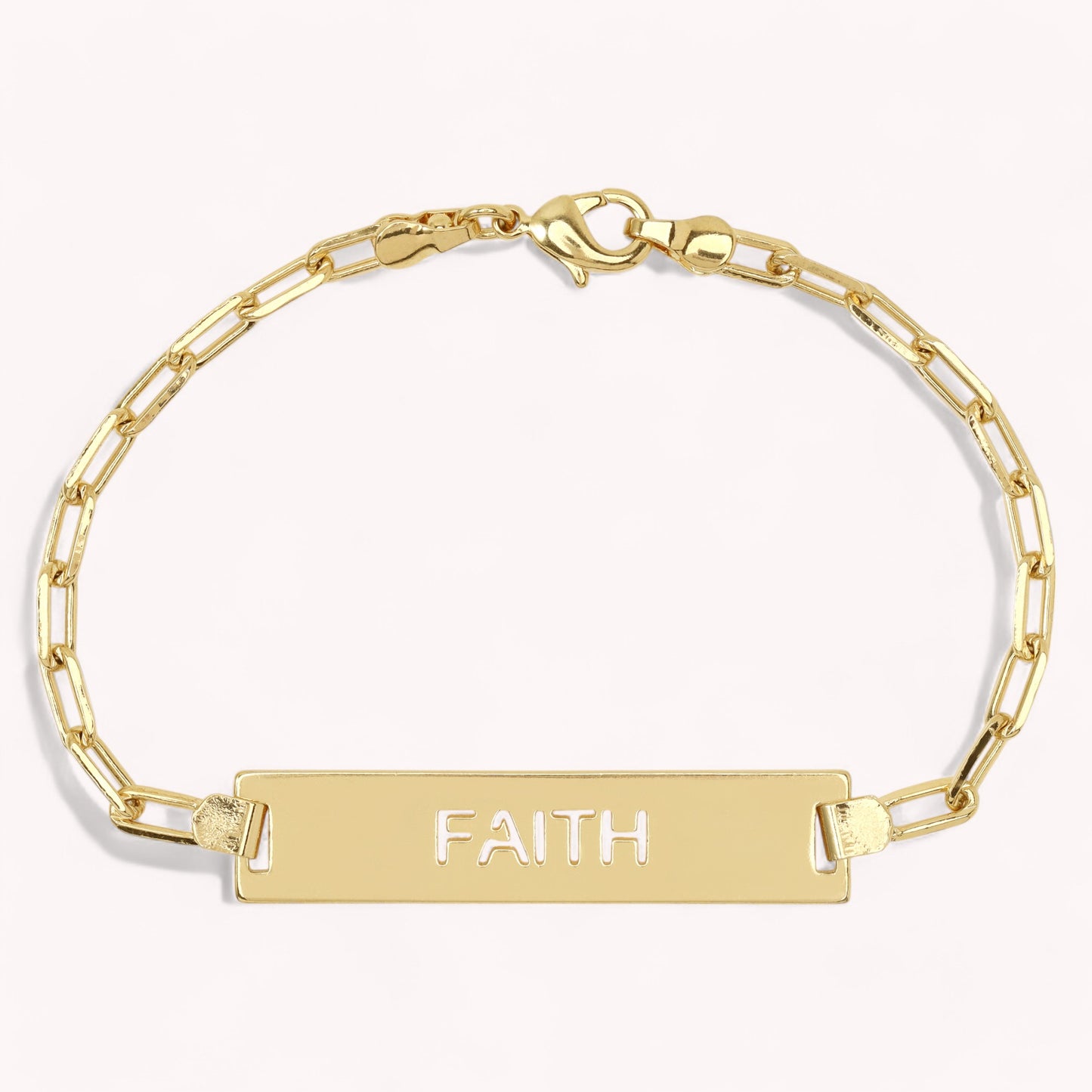 Found Faith Plate Bracelet