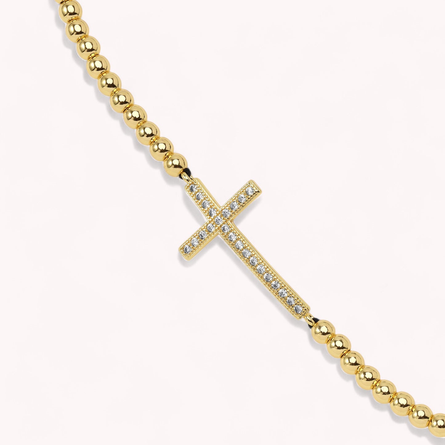 Leah Adjustabel Cross Bracelet