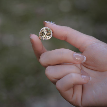 Sapphira Tree of Life Ring