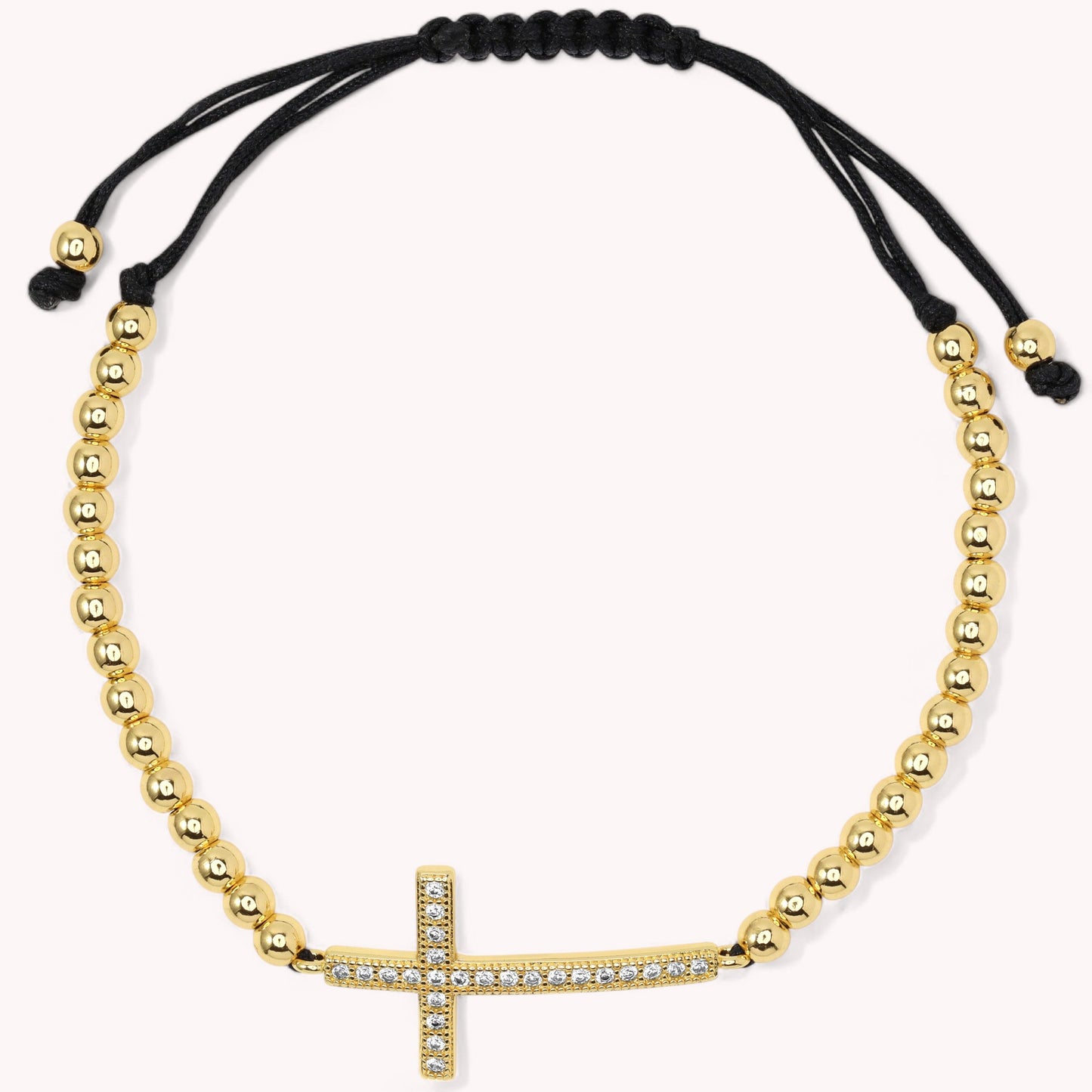 Leah Adjustabel Cross Bracelet