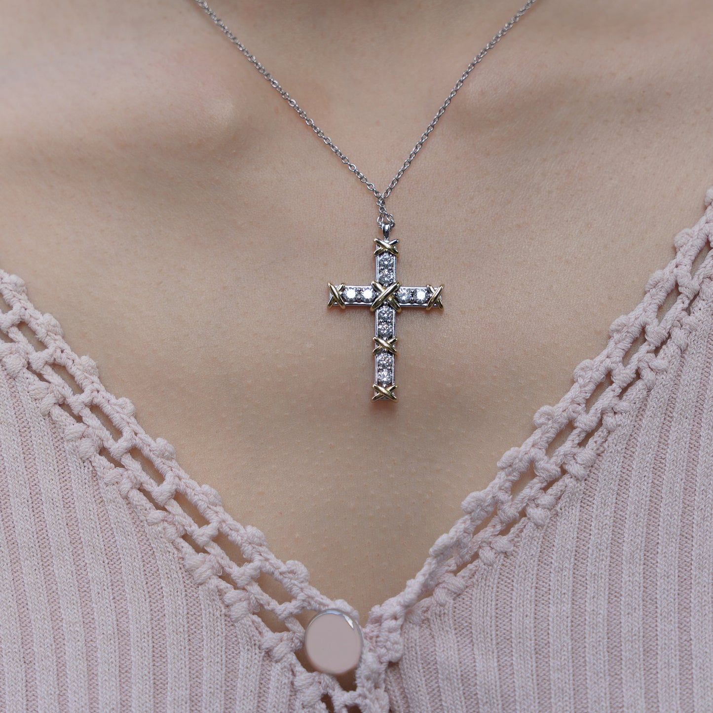 Adina Cross Necklace