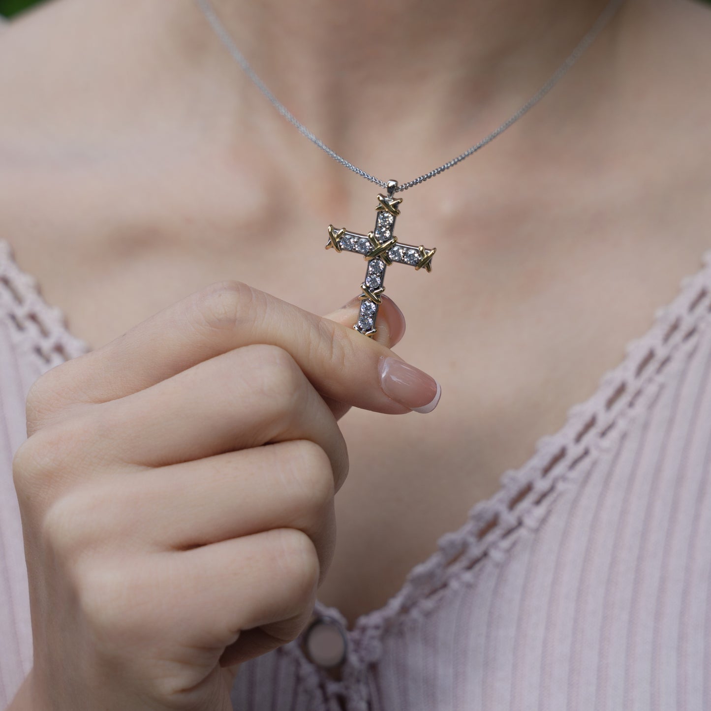 Adina Cross Necklace