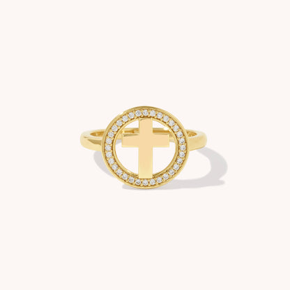 Cleophas Circle of Life Cross Ring