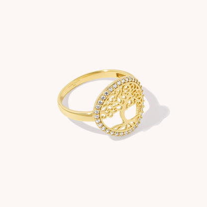 Sapphira Tree of Life Ring