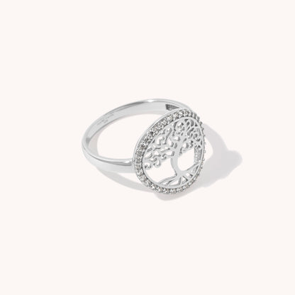 Sapphira Tree of Life Ring